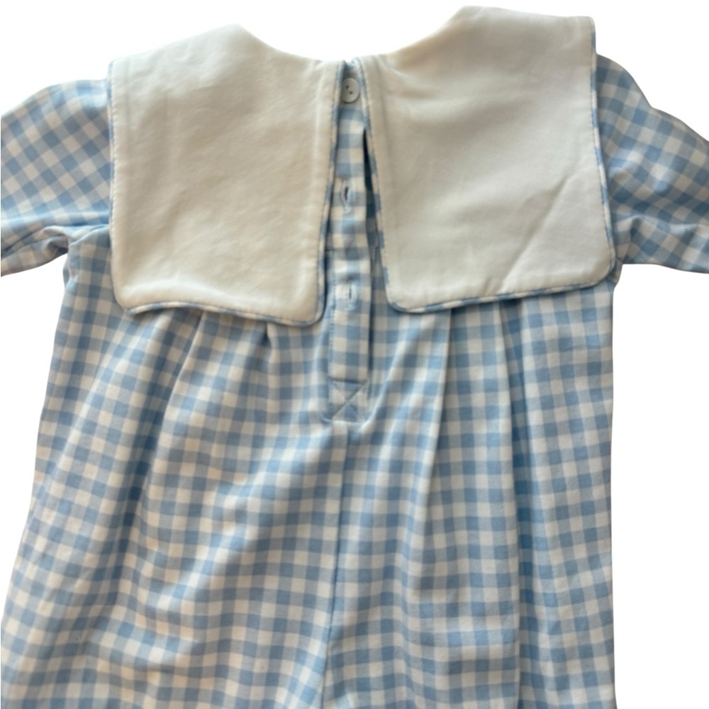 The Smocked Flamingo Valentine’s Day Puppy Romper Boys Size Three Months - Picture 7 of 8